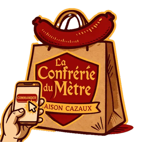 la confrerie du metre a emporter commander